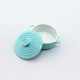 Doll House Mini Accessories Kitchen Cooking Utensils Mini Candy Color Soup Pot(Blue)