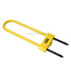 Glass Door Double open U-lock Anti Hydraulic Shear Lengthened Mechanical Code Lock(Yellow)