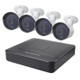 COTIER A4B2 4Ch 720P 1.0 Mega Pixel Bullet IP Camera NVR Kit, Support Night Vision / Motion Detection, IR Distance: 20m