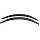 2 PCS Car Stickers Rubber Round Arc Strips Universal Fender Flares Wheel Eyebrow Decal Sticker Car-covers, Size: 45 x 2cm