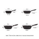 Thick Bottom Maifan Stone Household Small Frying Pan Non Stick Pan Deep Frying Pan, Color:28cm Black Without Cover