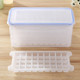 Small Square Ice Mold Trays Multi-layer Mold with Cover Ice Storage Box, 5 Layers