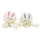 Cute Animal Compressed Travel Towel Set Gift Set With Embroidery Cotton Towels Bath Set Couple Wear(Rabbit)