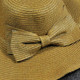 Girls Large Wide Brim Vintage Floppy Summer Beach Sports Cap Straw Hat Summer Travel Hat(Beige)