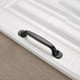 10 PCS 6226C-96 Simple Cabinet Door Handle Drawer Wardrobe Handle (Black)