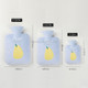 Fruit Mini Water Injection Hot Water Bottle PVC Hand Warmer Bag, Capacity:1000ml(Blue)