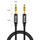 REXLIS 3629 3.5mm Male to Male Car Stereo Gold-plated Jack AUX Audio Cable for 3.5mm AUX Standard Digital Devices, Length: 10m