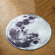 Moon Round Carpet Kids Bedroom Computer Bedside Chair Mats, Size:Diameter 80cm(Moon)