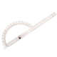 0-180 Degree Stainless Steel Protractor Angle Finder with 0-150mm Arm Measuring Ruler Tool