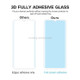 It is suitable for xiaomi CC9 Pro 3D tempered glass film with plastic curved edge and full screen