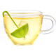 2 PCS Silicone Umbrella Recycling Tea Filter Drinking Utensils Tool(Green )