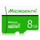 MICRODATA 8GB U1 Green and White TF(Micro SD) Memory Card
