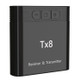 TX8 Bluetooth Transmitter and Receiver 2-in-1 Bluetooth 5.0 Audio Transmitter Car Bluetooth Receiver(Black)