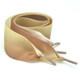 Gradient Color 4cm Width Satin Silk Ribbon Shoelaces Sneaker Sport Shoes White Shoes Laces, Length:150cm(Yellow Brown)