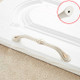 5 PCS 6039_128 Ivory White Zinc Alloy Simple Closet Cabinet Handle Pitch: 128mm
