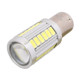 2 PCS 1156 16.5W 990LM 6500K White Light 5630 SMD 33 LED Car Brake / Steering Light Bulb, DC12V