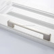 3 PCS 6613-192 Simple Cabinet Door Handle Drawer Wardrobe Zinc Alloy Handle (Brushed)