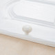 5 PCS 6061 Single Hole Ivory Cabinet Wardrobe Handle