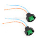 2 PCS Car H8 / H11 Bulb Holder Base Female Socket with Wire