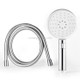 Original Xiaomi Bath Pressurized Lotus Head Faucet Shower Head Flexible Pipe Set(White)