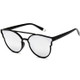 Cat Eye Women Retro Sunglasses Lady Eyewear(Black+White)