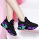 Women Shoes Wild Cloth Sneakers, Size:34(Purple)