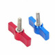 10PCS T-shaped Screw Multi-directional Adjustment Hand Screw Aluminum Alloy Handle Screw, Specification:M6(Red)