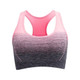 High Stretch Breathable Fitness Women Padded Sports Bra, Size:M(Pink)