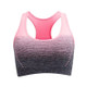 High Stretch Breathable Fitness Women Padded Sports Bra, Size:M(Pink)