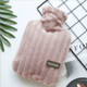 Fashion Simple PVC Hand Warmer Injection Water Heater Bag(Pink)