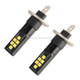 2 PCS H1 DC9-16V / 3.5W / 6000K / 320LM Car Auto Fog Light 12LEDs SMD-ZH3030 Lamps, with Constant Current (White Light)