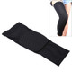 1 PC Beehive Shaped Sports Collision-resistant Lycra Elastic Knee Support Guard, Long Version, Size: XL(Black)