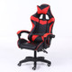 Computer Office Chair Home Gaming Chair Lifted Rotating Lounge Chair with Aluminum Alloy Feet (Red)