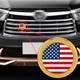 Car-Styling USA Flag Pattern Metal Front Grille Grid Insect Net Decorative Sticker Random Sticker, Diameter: 5.4cm (Gold)