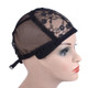 3 PCS Elastic Hair Net Cap Lace Mesh Bottom Cover Wig Accessories, Size:56CM(Black)