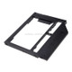 Universal 9 / 9.5mm SATA3 Hard Disk Drive HDD Caddy Adapter Bay Bracket for Notebook(Black)