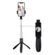 Mai Appearance K06 Multi-function Live Broadcast Mobile Bluetooth Self-timer Pole Tripod (Black)