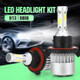 2 PCS S2 H13 / 9008 18W 6000K 1800LM IP65 2 COB LED Car Headlight Lamps, DC 9-30V(Cool White)