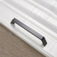 10 PCS 9009C-128 Simple Cabinet Door Handle Drawer Wardrobe Handle (Black)