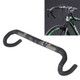 TOSEEK Full Carbon Fiber Road Bike Bent Handlebar Groove Outside Line Handle, Size: 420mm (UD Black)