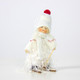 2 PCS Christmas Wool Tassel Ski Doll Accessories Scene Decoration(White)