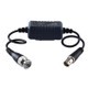 HD CVI/TVI/AHD Coaxial Ground Loop Isolator Video Balun BNC Male to Female Anti-jamming