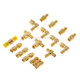 18 PCS / Set SMA Male Female Connector Kit Antenna Plug Converter Coaxial Adapter Set