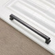 5 PCS 6609C-192 Simple Cabinet Door Handle Drawer Wardrobe Handle (Black)