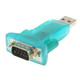 USB 2.0 to RS232 Serial Port DB9 9Pin Male Cable Converter Adapter(Green)