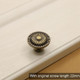 4 PCS 32mm 235 Green Bronze Cabinet Wardrobe Door Drawer Vintage Zinc Alloy Solid Single Hole Handle