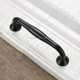 10 PCS 6291C-96 Simple Cabinet Door Handle Drawer Wardrobe Handle (Black)