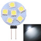 G4 6 LEDs SMD 5050 72LM 6000-6500K Stepless Dimming Energy Saving Light Pin Base Lamp Bulb, DC 12V (White Light)