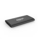 Goldenfir NGFF to Micro USB 3.0 Portable Solid State Drive, Capacity: 256GB(Black)