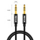 REXLIS 3629 3.5mm Male to Male Car Stereo Gold-plated Jack AUX Audio Cable for 3.5mm AUX Standard Digital Devices, Length: 7.6m